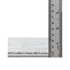 Area Rug, 10 Ft x 14 Ft 1 In, Gray Polypropylene with Jute Backing