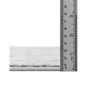 Area Rug, 10 Ft x 14 Ft 1 In, Gray Polypropylene with Jute Backing
