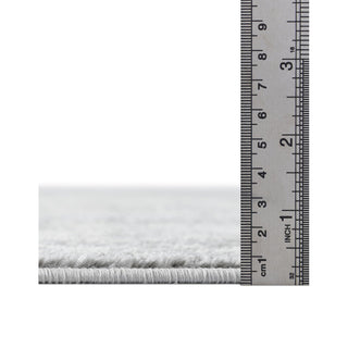 Area Rug, 10 Ft x 14 Ft 1 In, Gray Polypropylene with Jute Backing