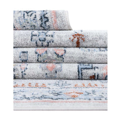 Area Rug, 10 ft x 14 ft 1 in, Ivory Polyester