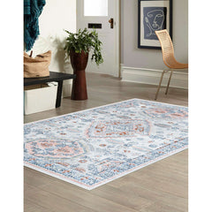 Area Rug, 10 ft x 14 ft 1 in, Ivory Polyester