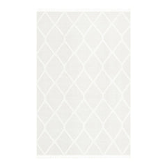 Area Rug, 10' x 14'1", Ivory with High-Low Pile