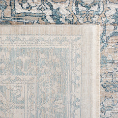 Area Rug, 10' x 14' Rectangle in Blue Polypropylene