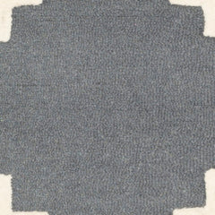 Area Rug, 10' x 14', Wool in Dark Gray and Ivory
