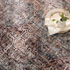 Area Rug, 100% Polypropylene with Medallion Motif