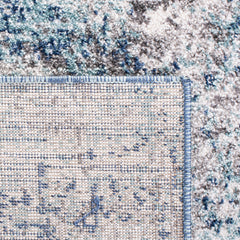 Area Rug, 11 Ft x 15 Ft, Light Blue/Gray in Polypropylene