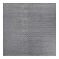 Area Rug, 12 Ft Square Wool in Navy Flatweave