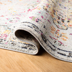 Area Rug, 12 ft x 15 ft in Gold and Gray with Oriental Pattern