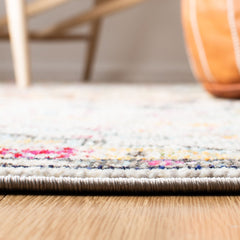 Area Rug, 12 ft x 15 ft in Gold and Gray with Oriental Pattern