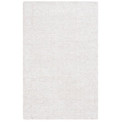Area Rug, 4 Ft x 6 Ft, Ivory with Abstract Pattern