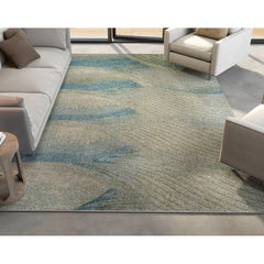 Area Rug, 5'3" x 7'7" with Ocean Abstract Pattern