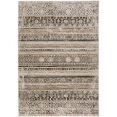 Area Rug, 5 ft 3 in x 7 ft 8 in Rectangle with Medallion Design