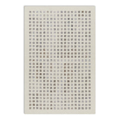 Area Rug, 5 ft x 7 ft 6 in, Brown and Beige Hand-Tufted Wool Blend