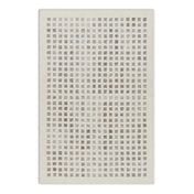 Area Rug, 5 ft x 7 ft 6 in, Brown and Beige Hand-Tufted Wool Blend
