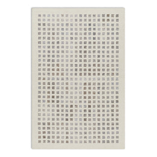 Area Rug, 5 ft x 7 ft 6 in, Brown and Beige Hand-Tufted Wool Blend