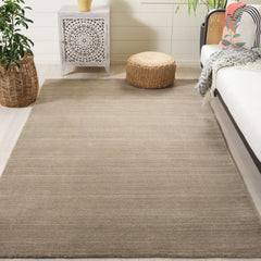Area Rug, 5 ft x 8 ft, Hand Woven in Taupe
