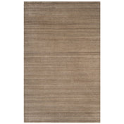 Area Rug, 5 ft x 8 ft, Hand Woven in Taupe