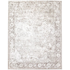 Area Rug, 5 x 8 Ft, Mist with Cotton and Viscose