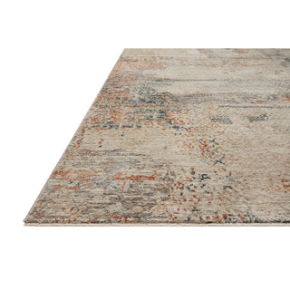 Area Rug, 6'7" x 9'10" with Beige and Gray Abstract