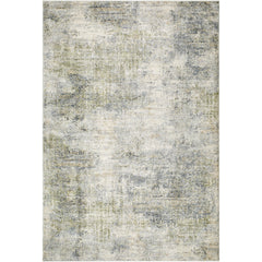 Area Rug, 6'7" x 9'2" in Gray High-Pile Polypropylene