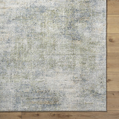 Area Rug, 6'7" x 9'2" in Gray High-Pile Polypropylene