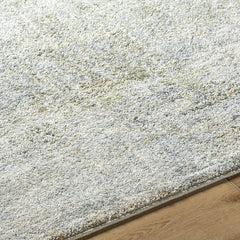Area Rug, 6'7" x 9'2" in Gray High-Pile Polypropylene