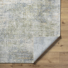 Area Rug, 6'7" x 9'2" in Gray High-Pile Polypropylene