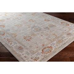 Area Rug, 6'7" x 9'6", Beige with Oriental Pattern