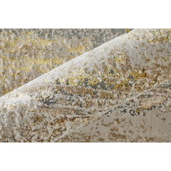 Area Rug, 6'7" x 9'6" in Polypropylene and Polyester Blend