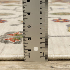 Area Rug, 6'7" x 9'6" Rectangle with Oriental Design