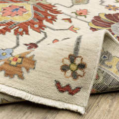 Area Rug, 6'7" x 9'6" Rectangle with Oriental Design