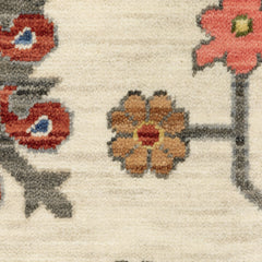 Area Rug, 6'7" x 9'6" Rectangle with Oriental Design