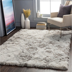 Area Rug, 6'7" x 9', Polypropylene with Geometric Pattern
