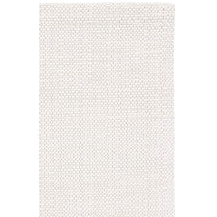 Area Rug, 6 ft x 9 ft, Ivory with Wool and Polyester