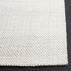 Area Rug, 6 ft x 9 ft, Ivory with Wool and Polyester