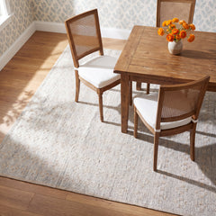 Area Rug, 6 ft x 9 ft, Oatmeal in Recycled P.E.T