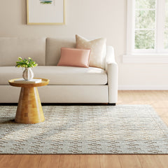 Area Rug, 6 ft x 9 ft, Oatmeal in Recycled P.E.T
