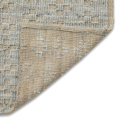 Area Rug, 6 ft x 9 ft, Oatmeal in Recycled P.E.T