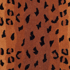 Area Rug, 6 ft x 9 ft with Gold and Black Wool