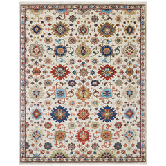 Area Rug, 6 Ft x 9 Ft, Wool with Fringe