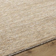 Area Rug, 7'10" x 10'2" in Beige Polyester
