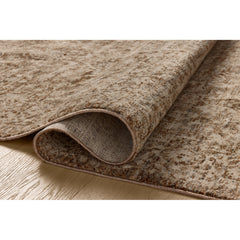 Area Rug 7'10" x 10'2" in Polyester with Brown, Beige, Gray and Taupe