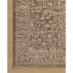 Area Rug 7'10" x 10'2" in Polyester with Brown, Beige, Gray and Taupe