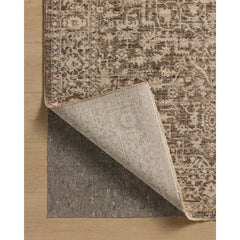 Area Rug 7'10" x 10'2" in Polyester with Brown, Beige, Gray and Taupe