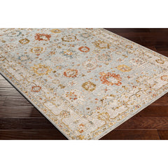 Area Rug, 7'10" x 10'3" in Blue Polyester