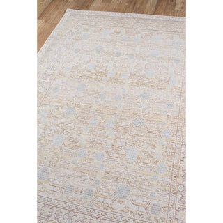 Area Rug, 7'10" x 10'6" with Polyester in Blue, Beige and Cream