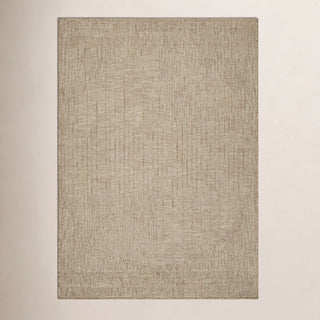 Area Rug, 7'10" x 10', Brown Polypropylene with Indoor/Outdoor Use