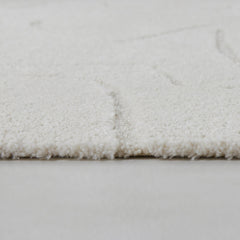 Area Rug, 7'10" x 10', Cream with Abstract Pattern