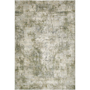 Area Rug, 7'10" x 10', Green Polypropylene