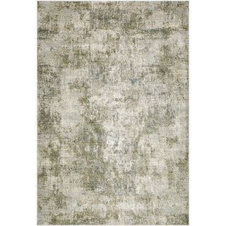 Area Rug, 7'10" x 10', Green Polypropylene